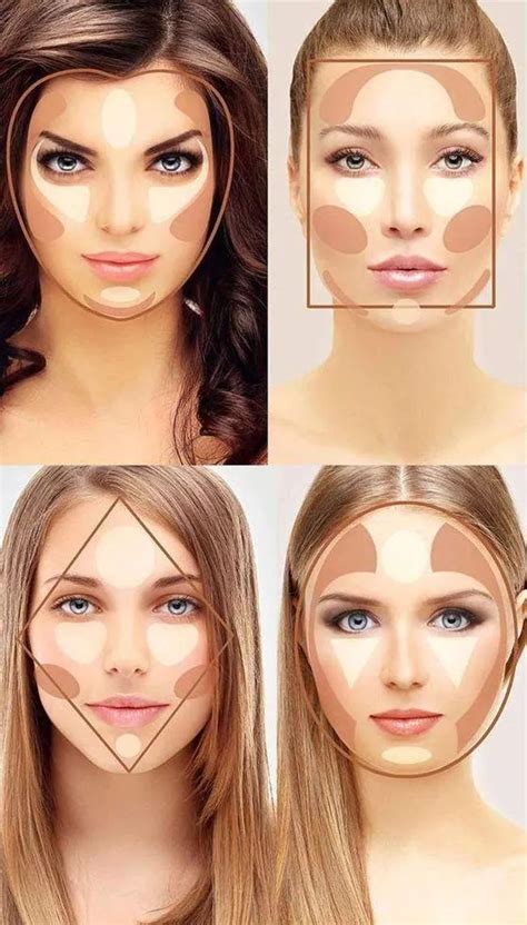 How To Get The Perfect Contour For Your Face Shape | Contour makeup, Beauty, Pinterest makeup