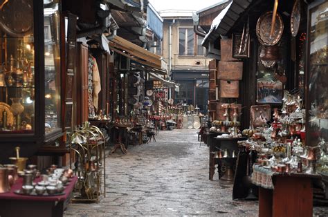 Baščaršija is Sarajevo’s old bazaar center