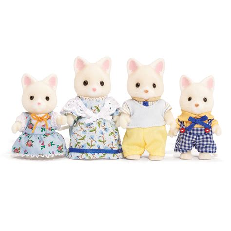 Calico Critters of Cloverleaf Corners - Silk Cat Family - Walmart.com