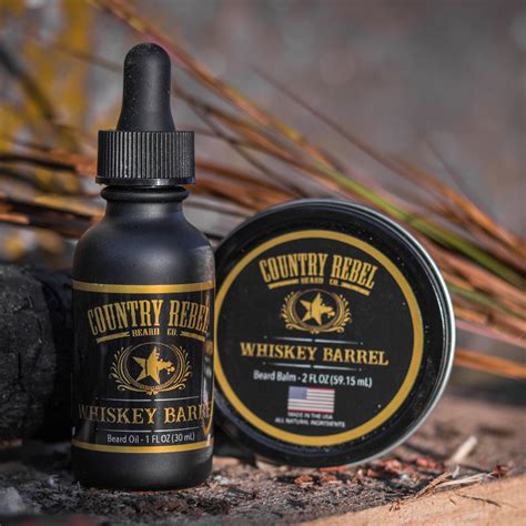 Whiskey Barrel Beard Oil/Balm Combo | Country Rebel