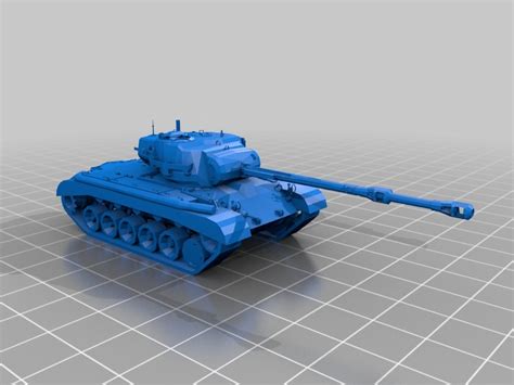 Pershing Tank by milanvdzanden | Download free STL model | Printables.com