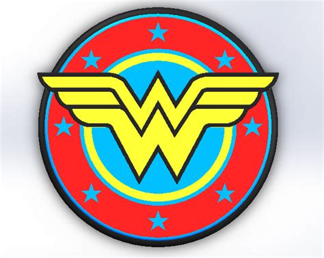 Wonder Woman Symbol Stencil