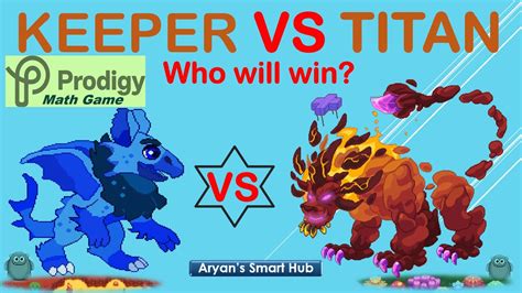 Keeper battling with the fire Titan in prodigy. - YouTube