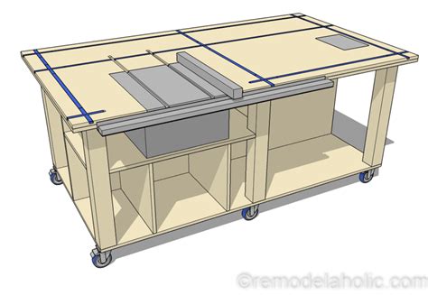 Free table saw bench plans