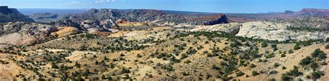 Ridges and plains to the west of Yellow Rock: Yellow Rock, Grand Staircase-Escalante National ...