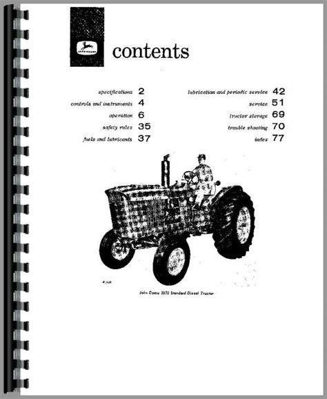 John Deere 3010 Tractor Operators Manual