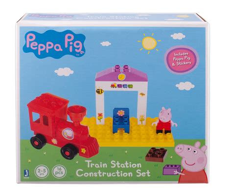 Peppa's Train Station Construction Set - Peppa Pig - Jazwares