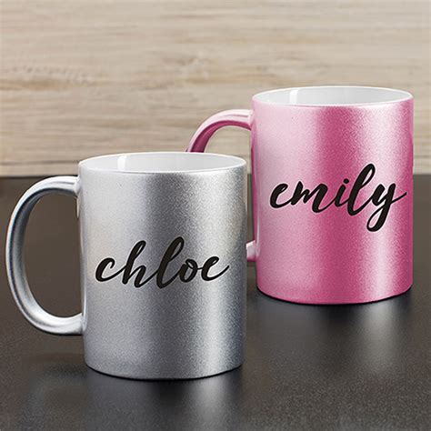 Any Name Personalized Metallic Mug | GiftsForYouNow