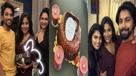 Chiranjeevi Daughter Sushmita Konidela Birthday Bash 2019 - YouTube