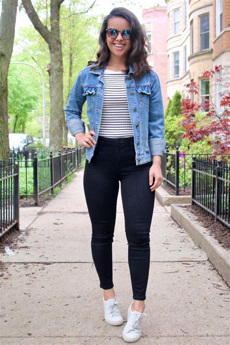 70+ Stylish Outfits With A Jean Jacket x Every Season | Jacket outfit ...