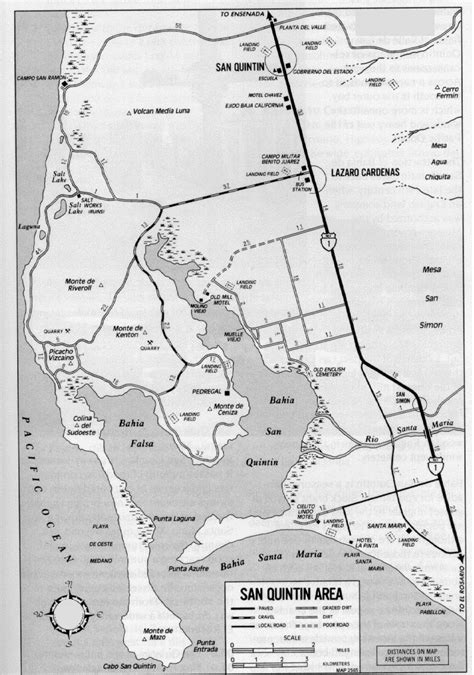 Isla San Martin: P1 - San Quintin Baja California Map | Printable Maps