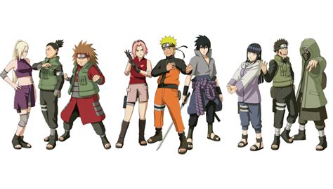 NARUTO SHIPPUDEN Rookie 9 Render by Drumsweiss on DeviantArt