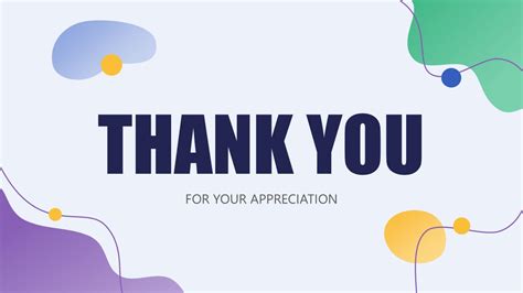 Thank You for Your Appreciation PowerPoint Template