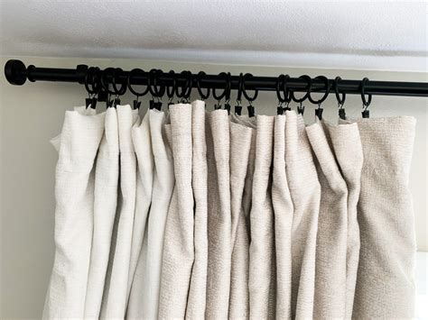 DIY extra-long curtain rod - a little kooky