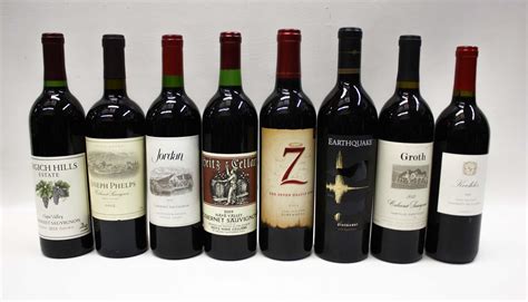 Sold Price: EIGHTEEN BOTTLES OF VINTAGE CALIFORNIA RED WINE: - November ...