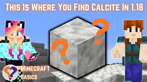 Where Do You Find Calcite in Minecraft 1.18 Caves and Cliffs? - Minecraft Basics Tutorial - YouTube