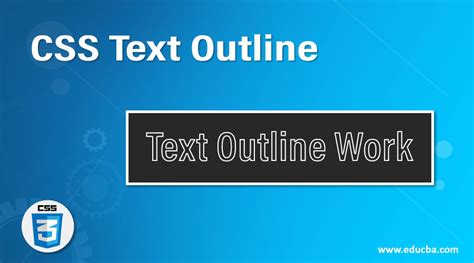 CSS Text Outline | Examples on How Text Outline Works in CSS