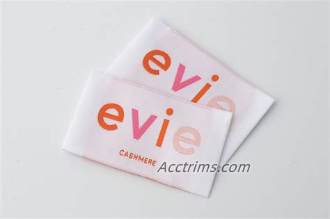 Custom woven labels for clothing and handmade items | Acctrims.com