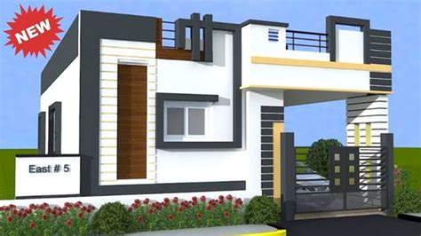 Single Floor House Front Elevation Design East Facing - Insight from ...