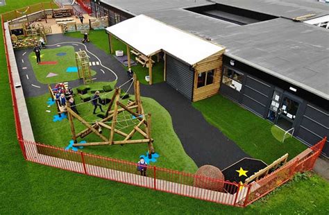 Outdoor School Playground Equipment | Pentagon Play