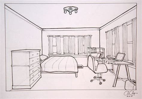 how to draw a bedroom - miss-sophie-und-das-liebe-leben