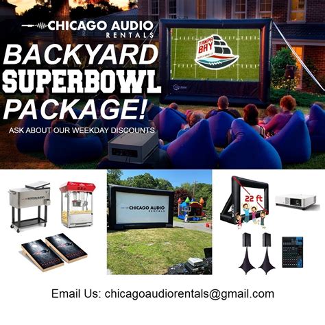 Super Bowl Package - Chicago Audio Rentals