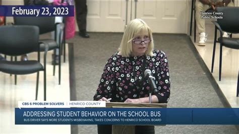 Henrico school bus driver says student behavior is 'out of hand'