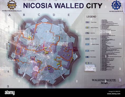 Nicosia map hi-res stock photography and images - Alamy