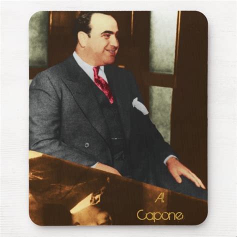 Al Capone - the real Scar Face Mouse Pad | Zazzle