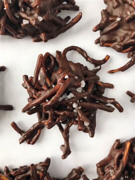 Chocolate Chow Mein Noodle Clusters (Haystacks) - A Baking Wonderland