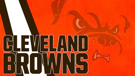 Cleveland Browns Background Of Red And Dog Image American Football HD ...