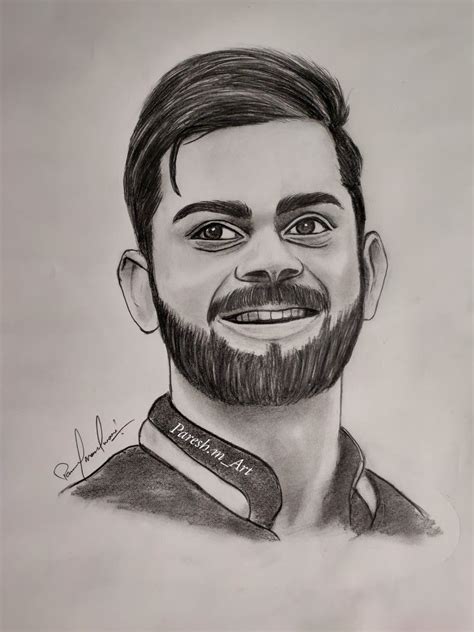 How To Draw Virat Kohli at How To Draw