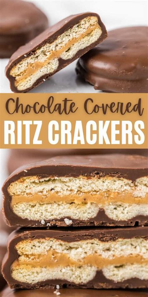 Chocolate covered ritz crackers (& VIDEO!) - ritz cracker cookies