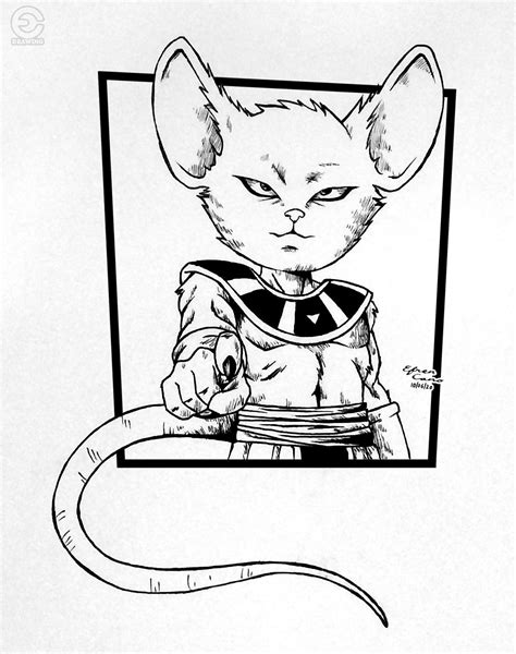 Drawing Quitela (Rodent) #inktober #inktober2020 | Dragon ball super ...