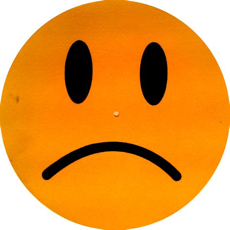 Orange sad face clipart – Clipartix