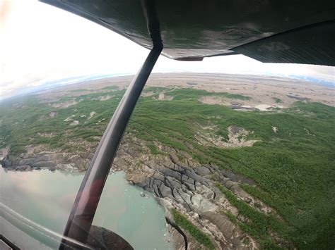 Aerial view of the eroding coa [IMAGE] | EurekAlert! Science News Releases