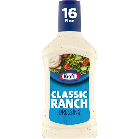 Kraft Classic Ranch Salad Dressing, 16 fl oz Bottle - Walmart.com