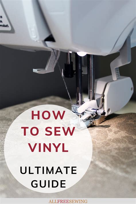 This guide goes over choosing a needle for sewing vinyl along with ...