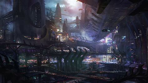 Space City Concept Art