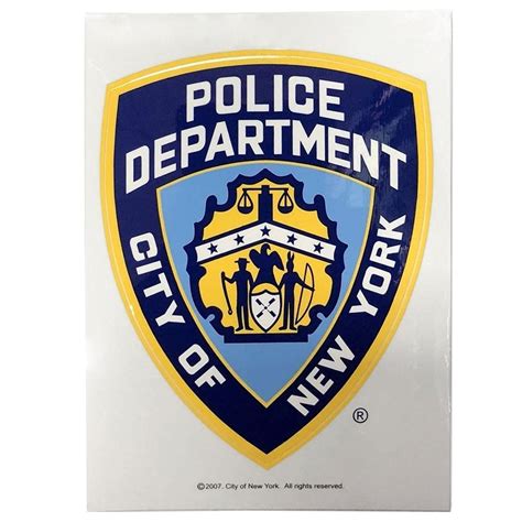 Official NYPD Sticker Removable NYPD Decal New York City - Etsy | Police stickers, Nypd gifts ...