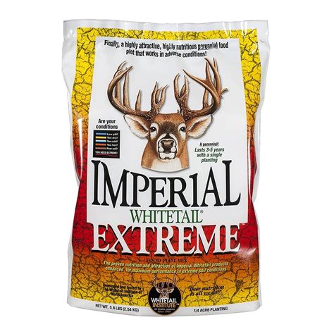 Whitetail Institute Imperial Extreme Perennial Deer Food Plot Seed, 23 ...