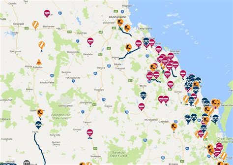 Heavy rainfall, flash-flooding cuts off Central Queensland roads ...