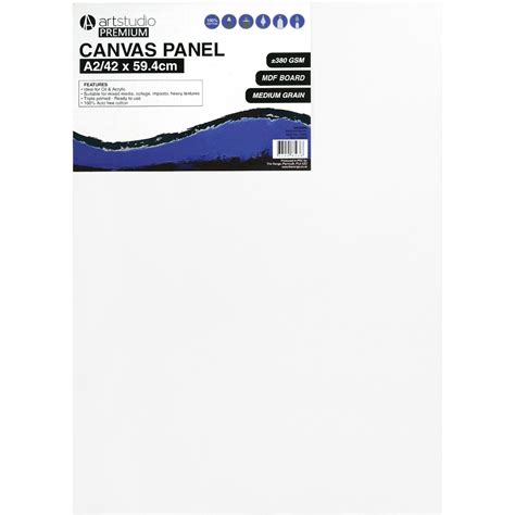 Art Studio Premium Canvas Panel - A2 | Wilko