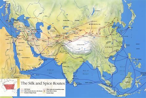 Silk Road Maps 2019 - Useful Map Of The Ancient Silk Road Routes - Silk ...