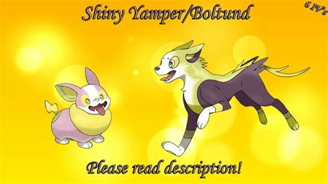 Shiny Yamper/Boltund 6 IV - Pokemon Sword/Shield | eBay