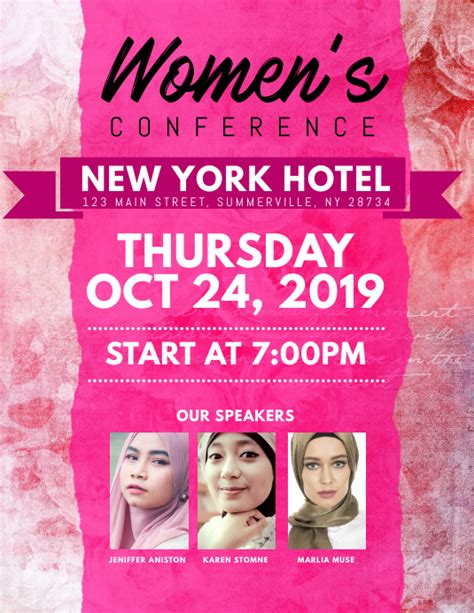 Women's Conference Flyer Template | PosterMyWall