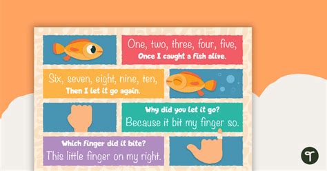 One, Two, Three, Four, Five - Counting Rhyme Poster Teaching Resource | Teach Starter