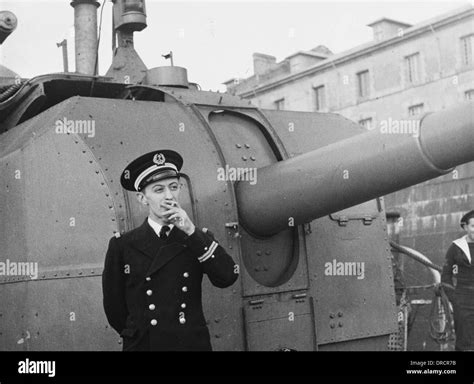 French Navy WWII Stock Photo - Alamy