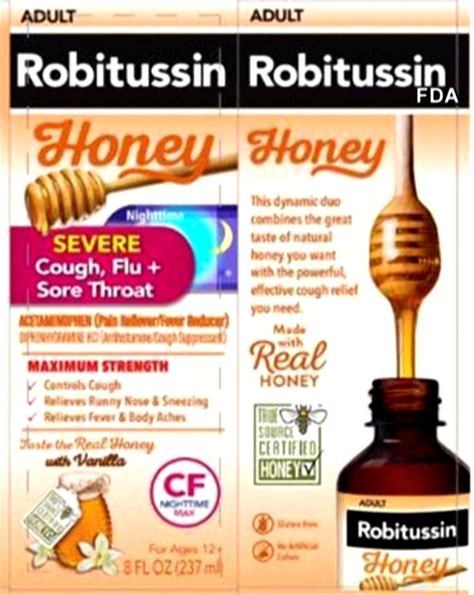 Robitussin recalls 8 lots of Honey CF Max medicine - WHEC.com