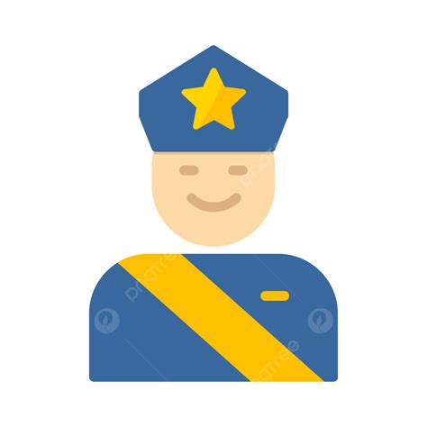 Security Guard Flat Icon Vector, Police, Guard, Person PNG and Vector ...